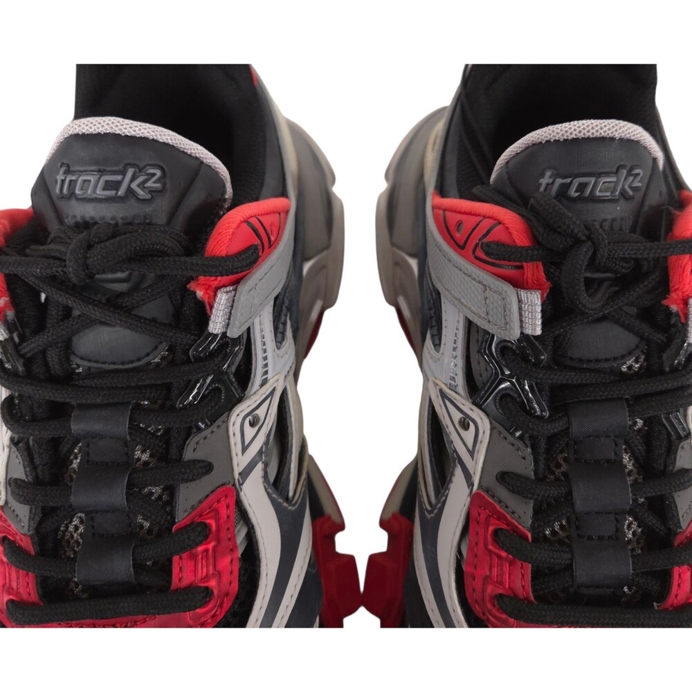 Balenciaga Track.2 Sneakers US 8 EU 38 Womens Red Black $1150 - Picture 3 of 12
